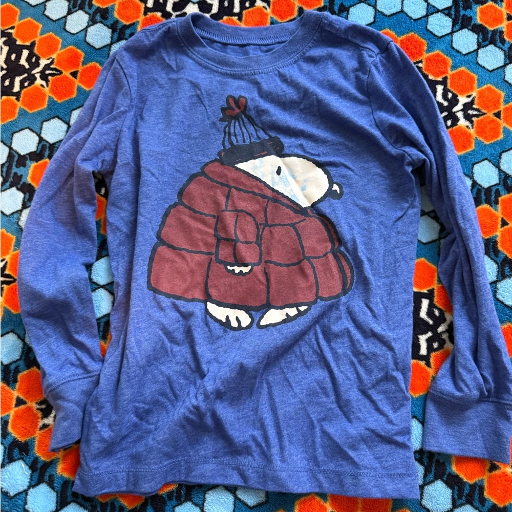 Snoopy Cotton long sleeve tee boys